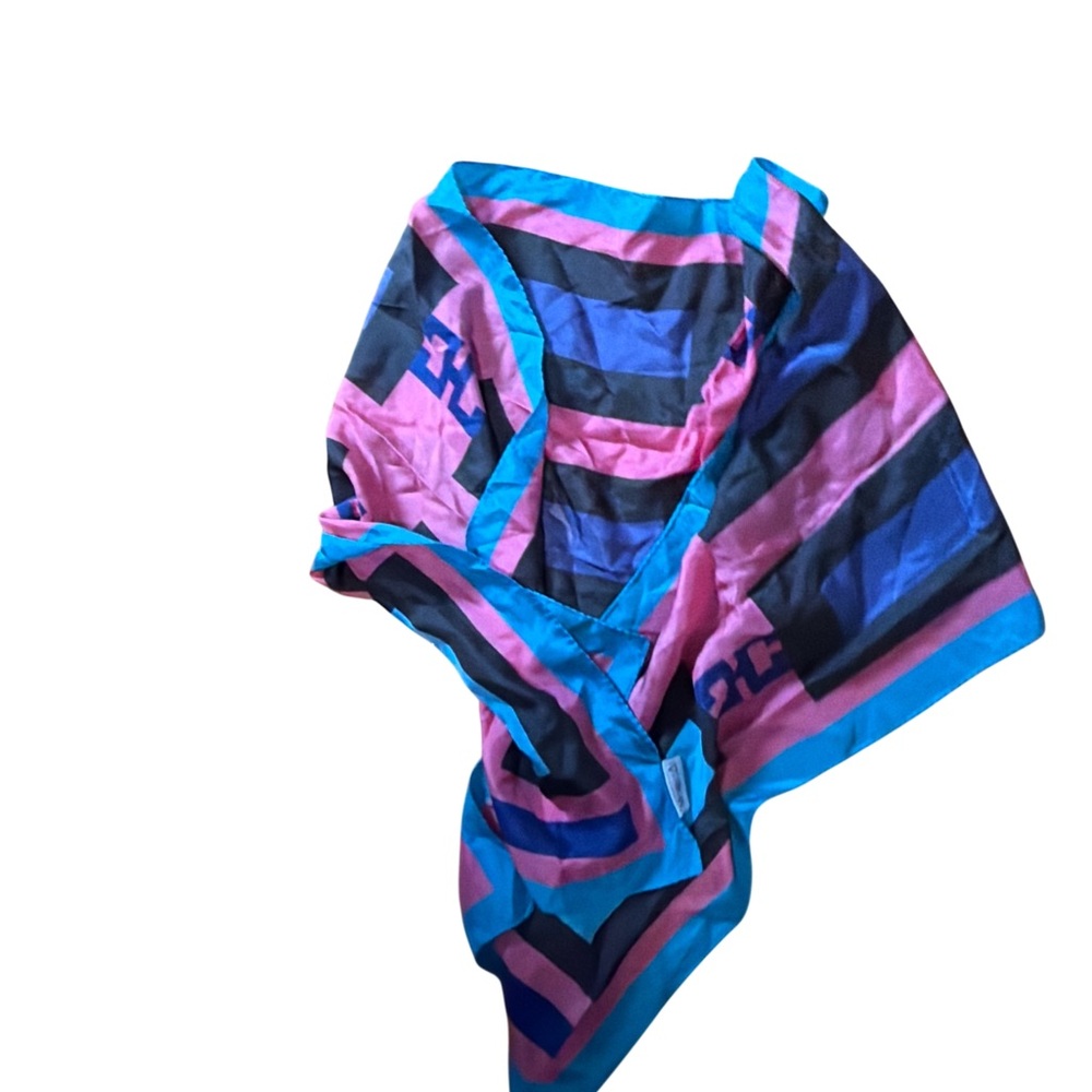 Striped Blue and Pink Women's Scarf